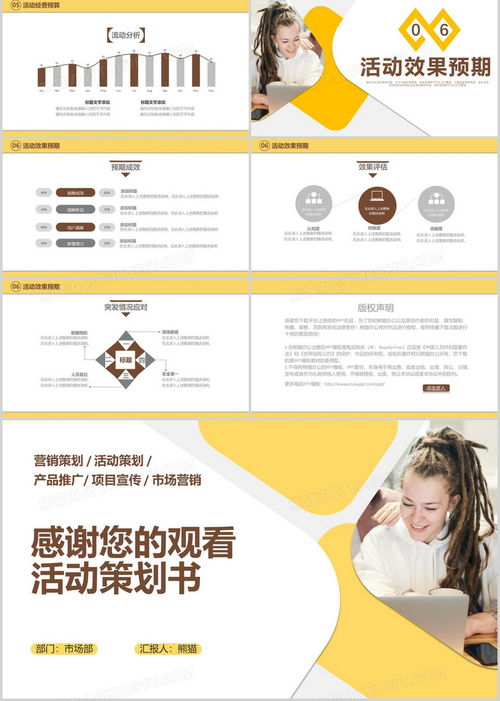 2020商务风营销策划活动策划书 通用PPT模板推广策略